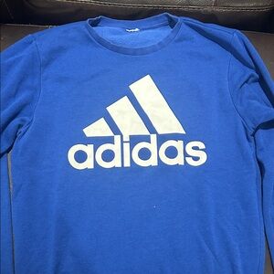 adidas Royal Blue Crew Neck Sweatshirt
